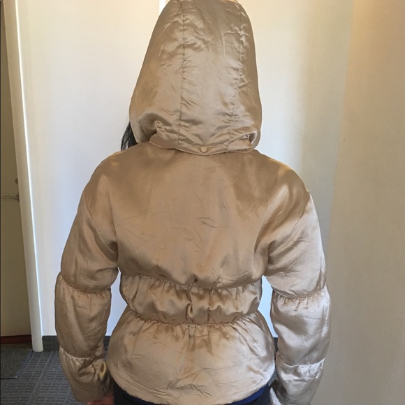 Red Line Womens Size S Shiny Gold Puffer Jacket - Picture 5 of 11